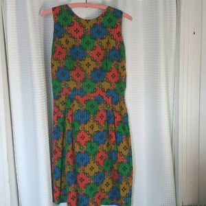 60s Primary Color Dress